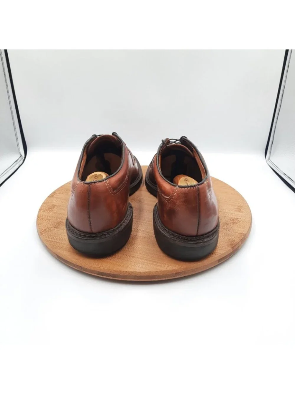 Allen Edmonds Wilbert Mens 10 Shoes Brown Leather Oxford Dress Sneakers USA